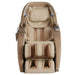 Infinity Dynasty Massage Chair 4D CPO Gold Or Tan Variant Front View On White Background