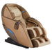 Infinity Dynasty Massage Chair Gold Or Tan Variant Front Angled View On White Background