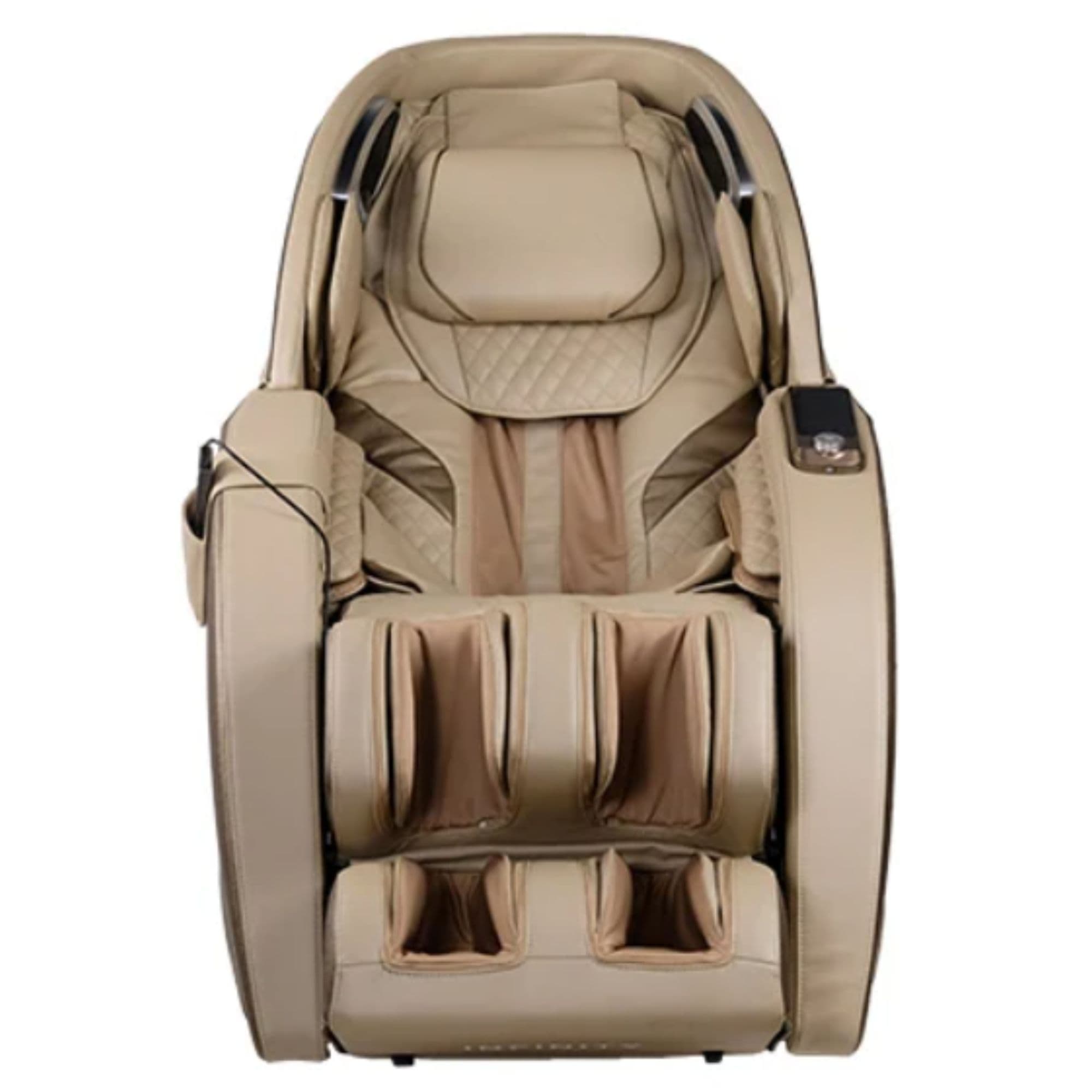 Infinity Evolution Max 4D Massage Chair Certified Pre-Owned Bronze Variant Front View On White Background