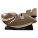 Infinity Evolution Max 4D Massage Chair Certified Pre-Owned Bronze Variant Side View In Fully Reclined Position On White Background