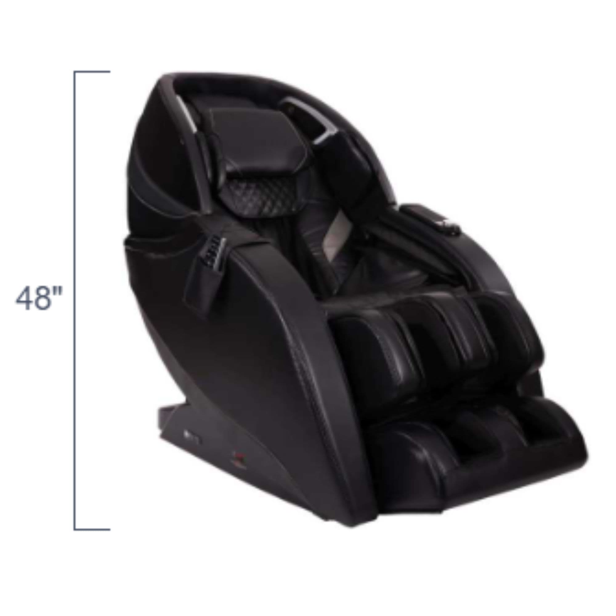 Infinity Evolution Max Massage Chair Showing The Height Measurement