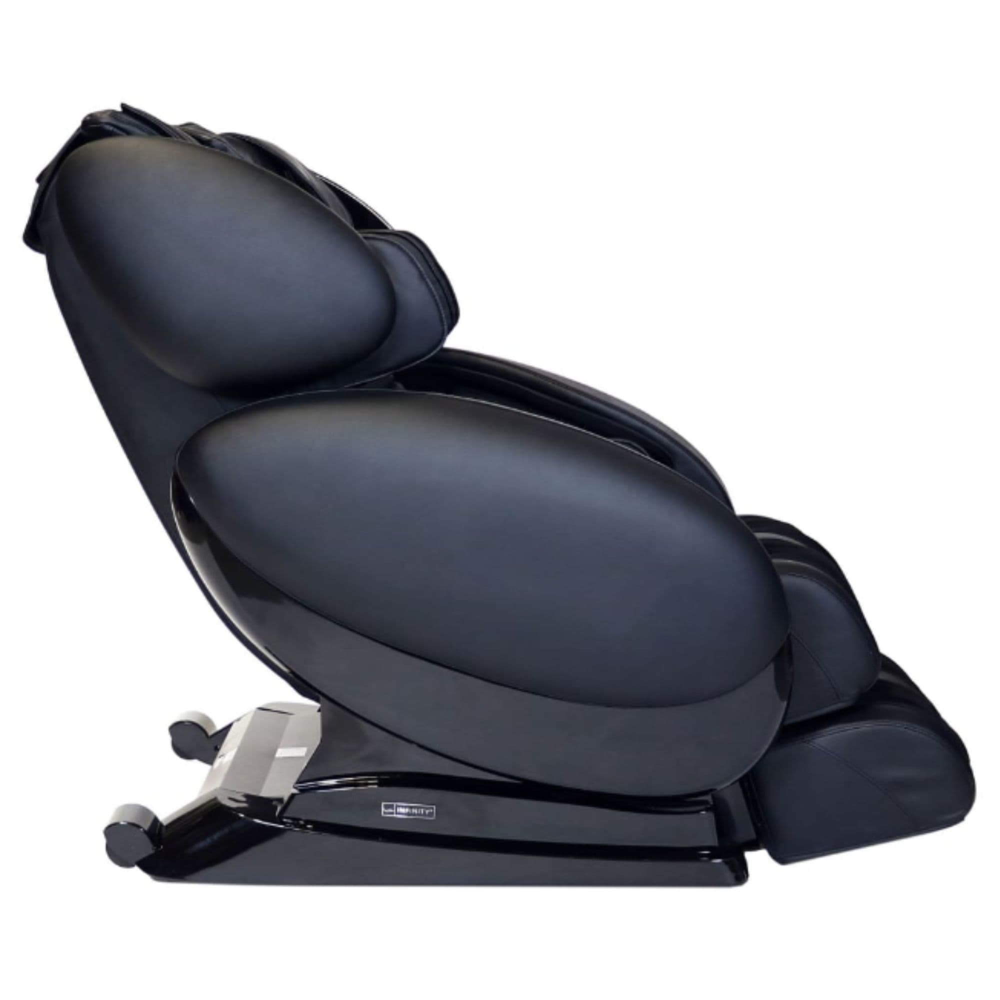 Infinity IT-8500 Plus Massage Chair Black Variant Side View On White Background