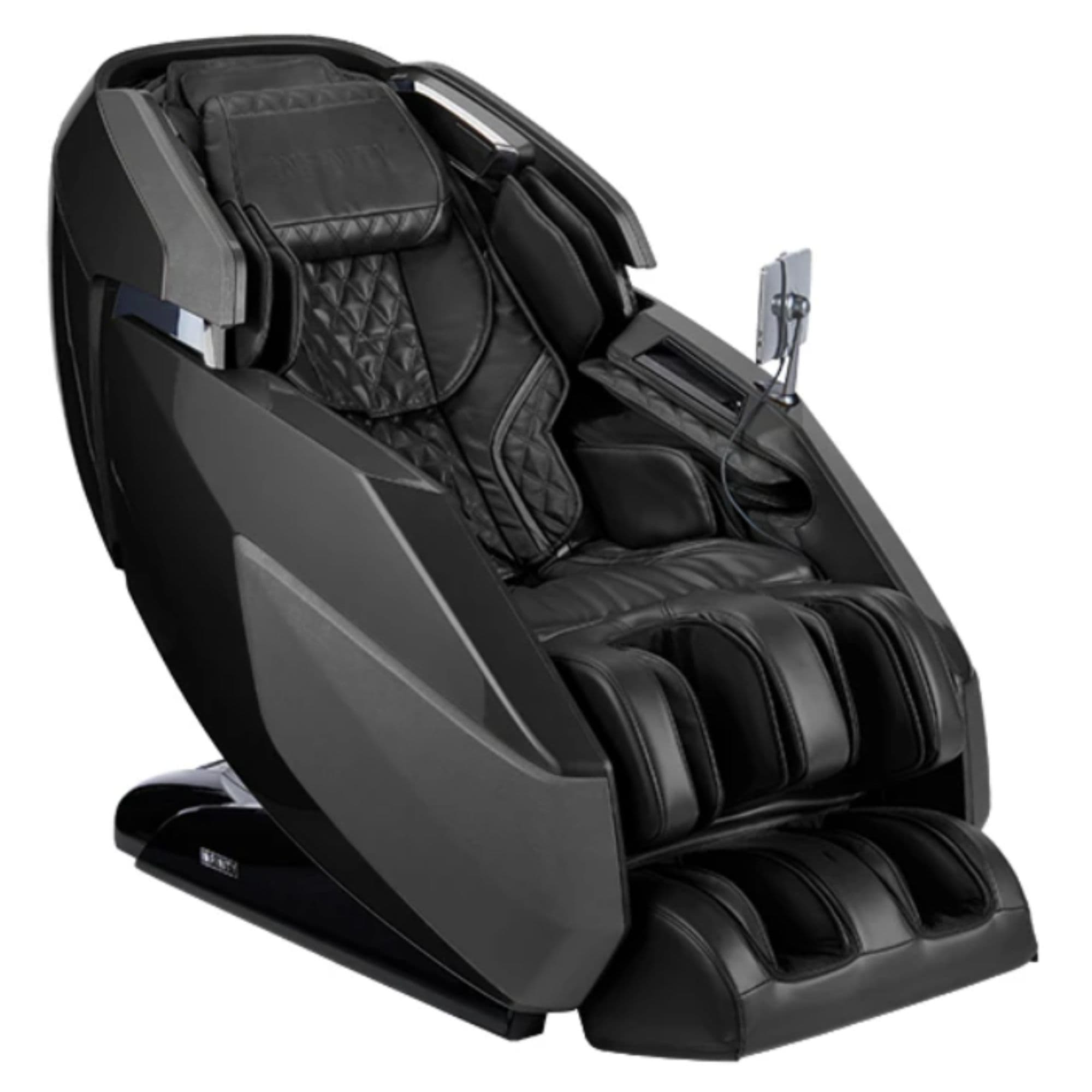 Infinity Imperial Chair Black Variant Front Angled View On White Background