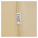 Ink OB 3-Motors Gyno Chair with Stirrups - OB GYN Close-Up View Of Beige Upholstery With Brand Name
