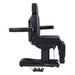 Ink Triple-Motor Medical Spa Treatment Chair Black Variant Side View Showing Swing-Away Armrest Position On White Background