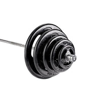 Thumbnail for York Barbell 2″ Iso-Grip Rubber Encased Steel Olympic Plate Sets