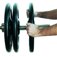Thumbnail for York Barbell 2″ Iso-Grip Steel Olympic Plate Sets