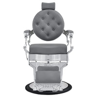 Thumbnail for Julius Heavy Duty Barber Chair Gray Variant Front View On White Background