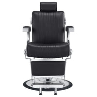 Thumbnail for Kingston Hydraulic Barber Chair Black Variant Front View On White Background