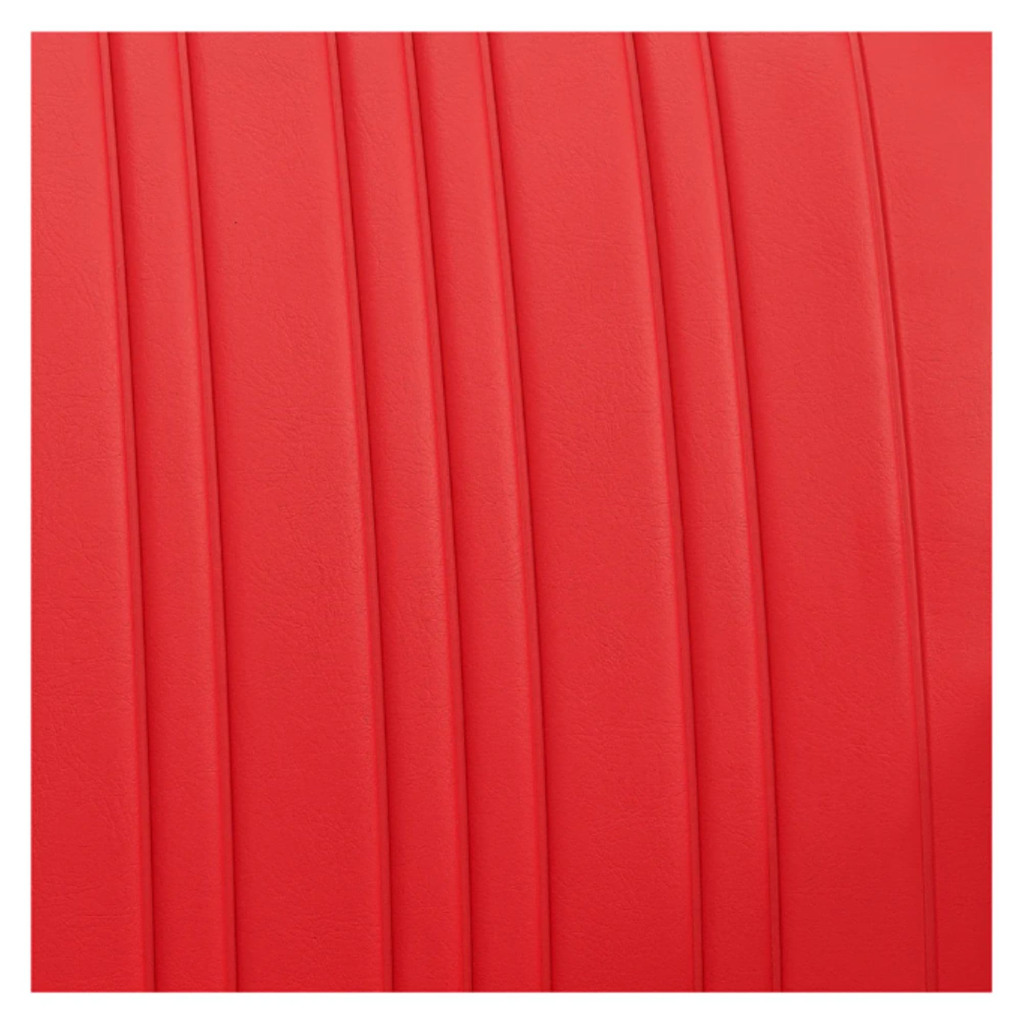 Kingston Hydraulic Barber Chair Close Up View Of Red Upholstered Backrest