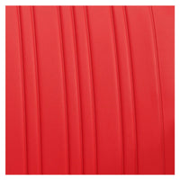 Thumbnail for Kingston Hydraulic Barber Chair Close Up View Of Red Upholstered Backrest