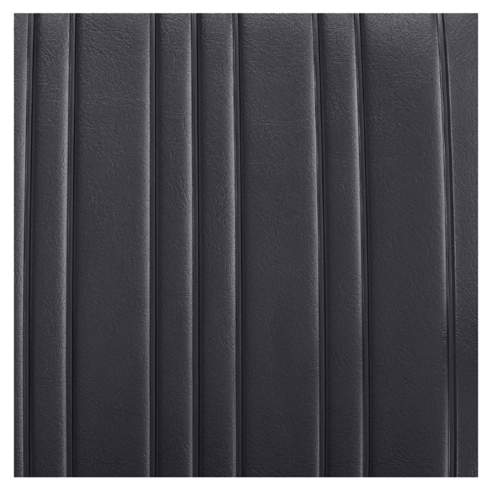 Kingston Hydraulic Professional Barbershop Chair Close Up View Of Black Upholstered Backrest
