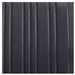 Kingston Hydraulic Professional Barbershop Chair Close Up View Of Black Upholstered Backrest