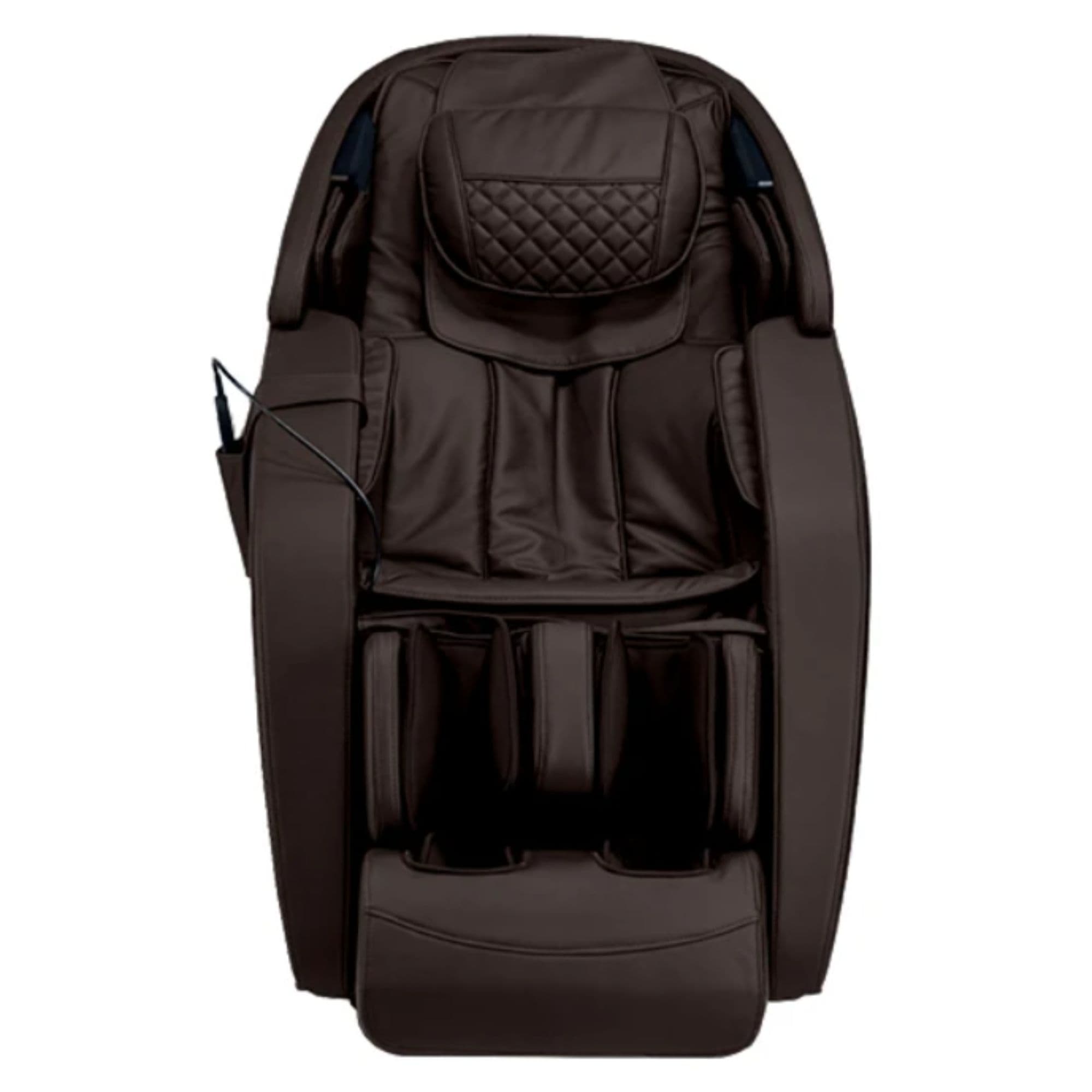 Kyota Genki M380 Massage Chair Brown Variant Front View On White Background