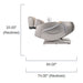 Kyota Hatsumei M900 4D AI Chair Showing Complete Measurements