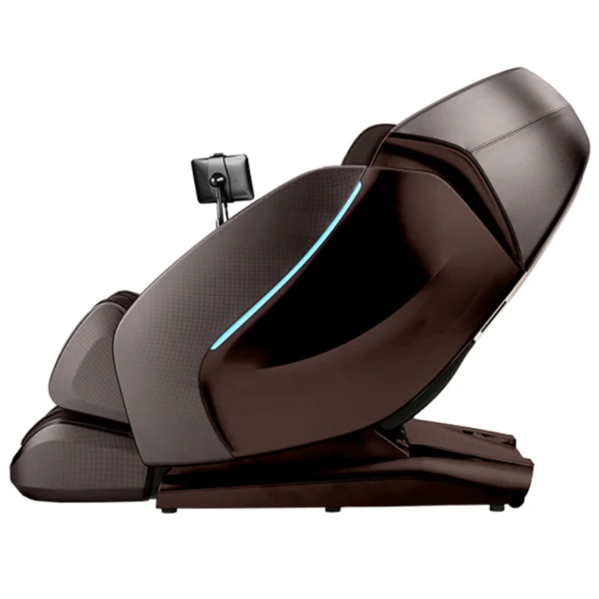Kyota Hatsumei M900 4D AI Massage Chair Brown Variant Right Side View On White Background