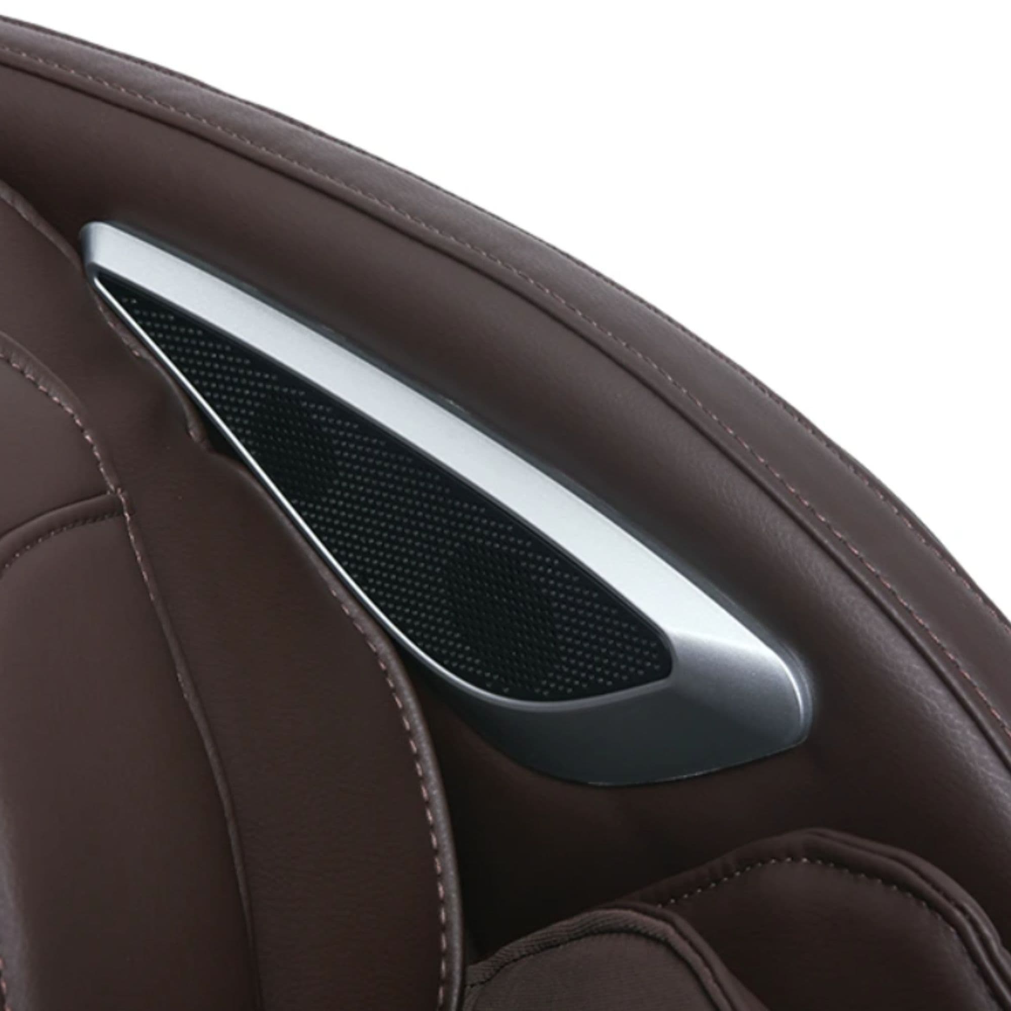 Kyota Joubu 4D Massage Chair M880 Black-Dark Brown Variant Detailed Product View Of The Built-In Speaker