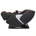 Kyota Joubu M880 4D Zero Gravity Massage Chair Black-Dark Brown Variant Side View In Fully Reclined Position On White Background