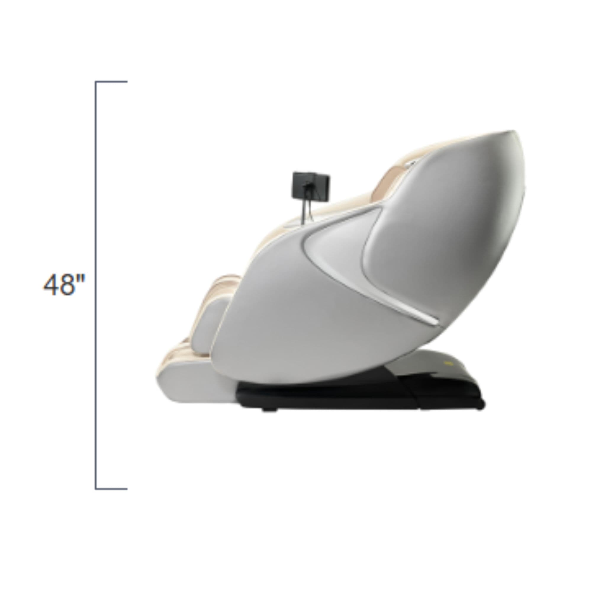 Kyota Joubu M880 4D Zero Gravity Massage Chair Showing The Height Measurement