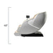 Kyota Joubu M880 4D Zero Gravity Massage Chair Showing The Height Measurement