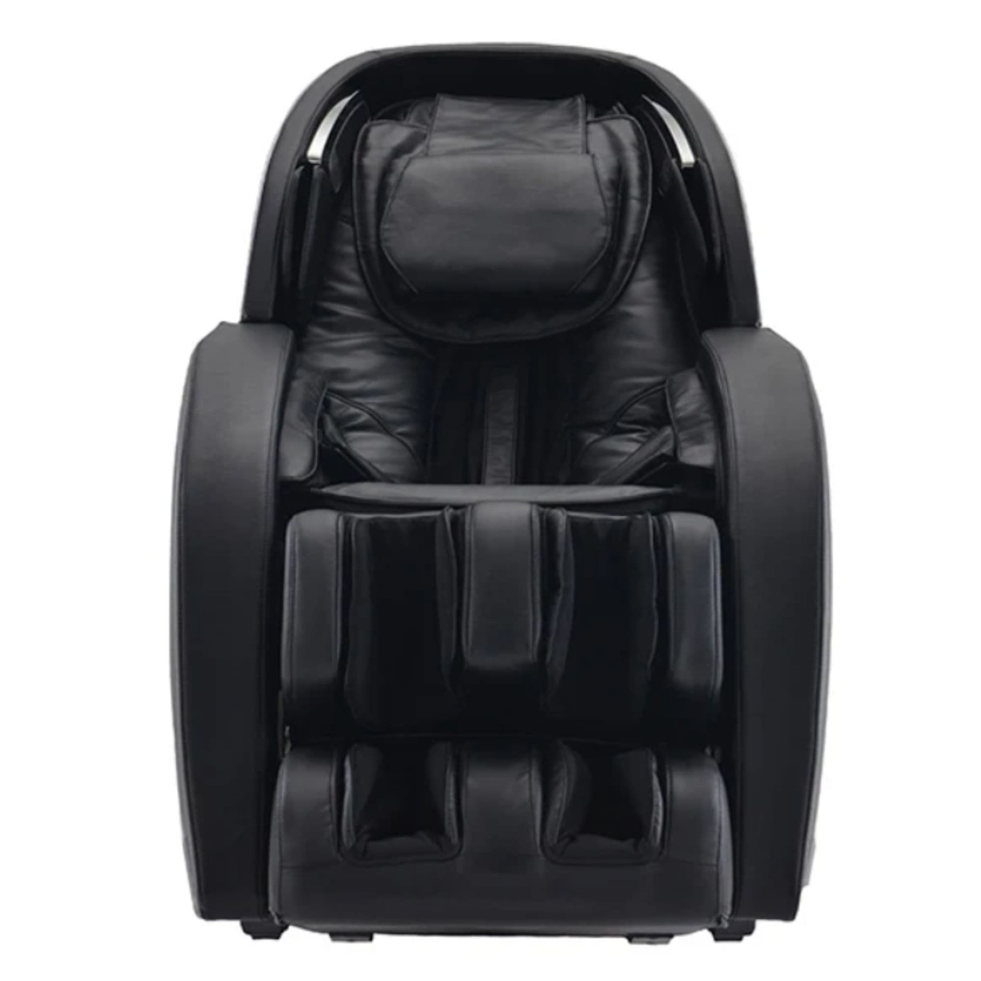 Kyota Kansha M878 Massage Chair Grey-Black Variant Front View On White Background