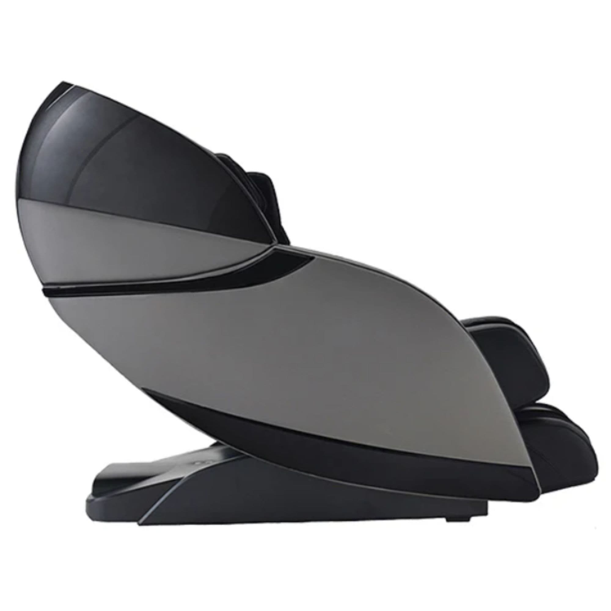 Kyota Kansha M878 Massage Chair Grey-Black Variant Side View On White Background