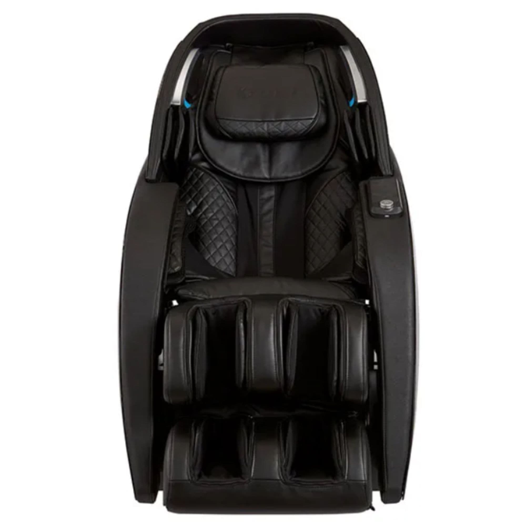 Kyota M898 4D Zero Gravity Massage Chair Black Variant Front View On White Background