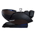 Kyota M980 Syner-D Massage Chair Black Variant Side View In Fully Reclined Position On White Background