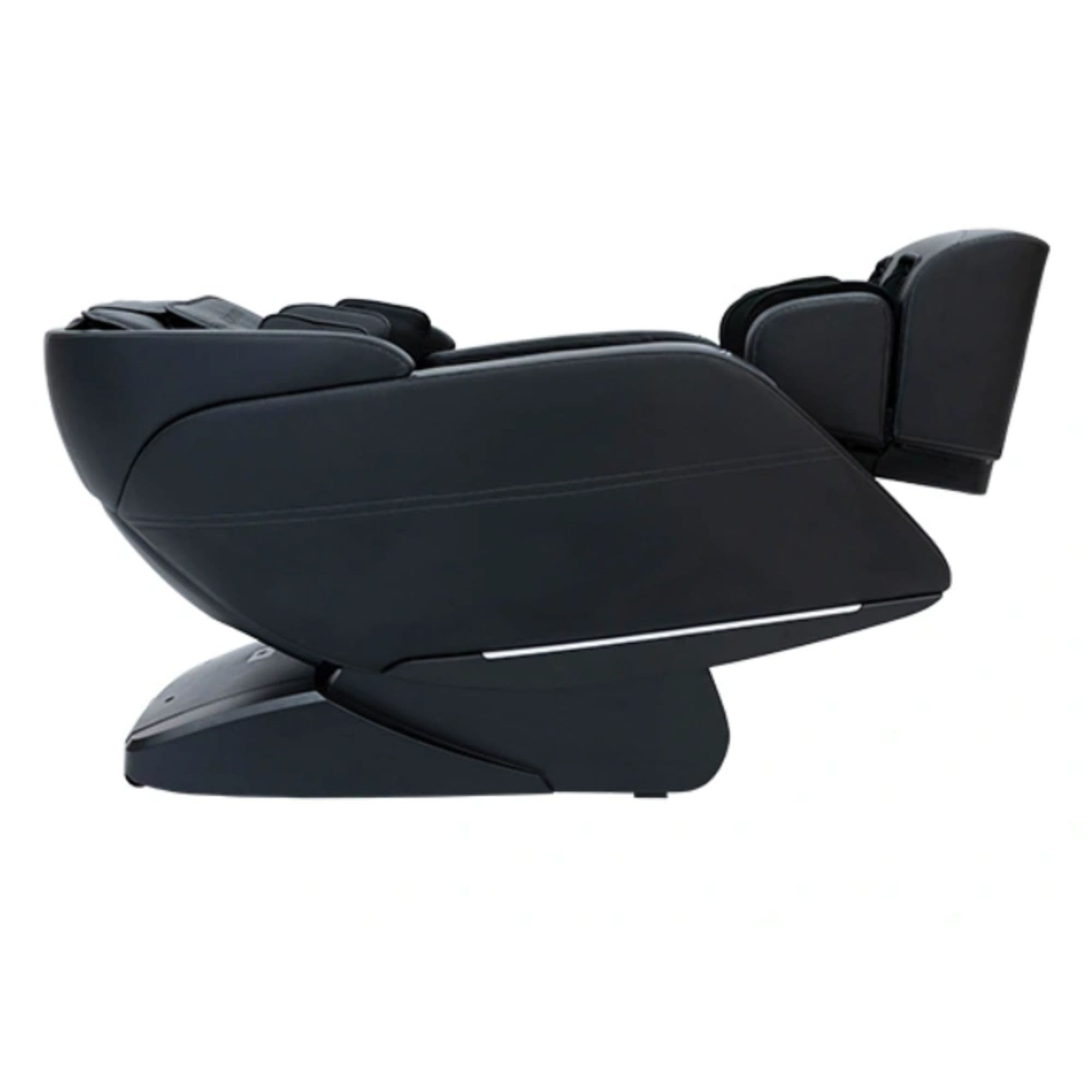 Kyota Yugana M780 Black Variant Side View In Fully Reclined Position On White Background