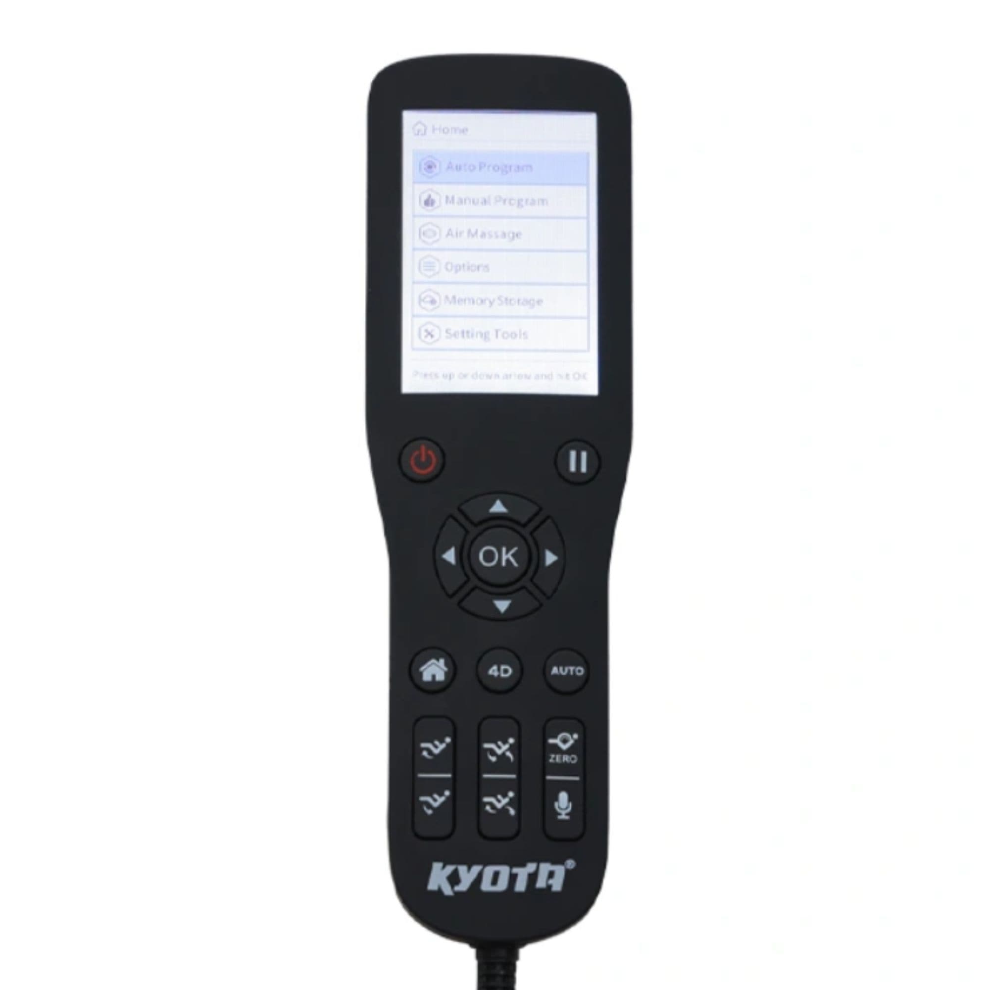 Kyota Yugana M780 Massage Chair Detail View Of Remote Control