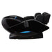 Kyota Yutaka M898 4D Massage Chair Certified Pre-Owned Black Variant Side View In Fully Reclined Position On White Background