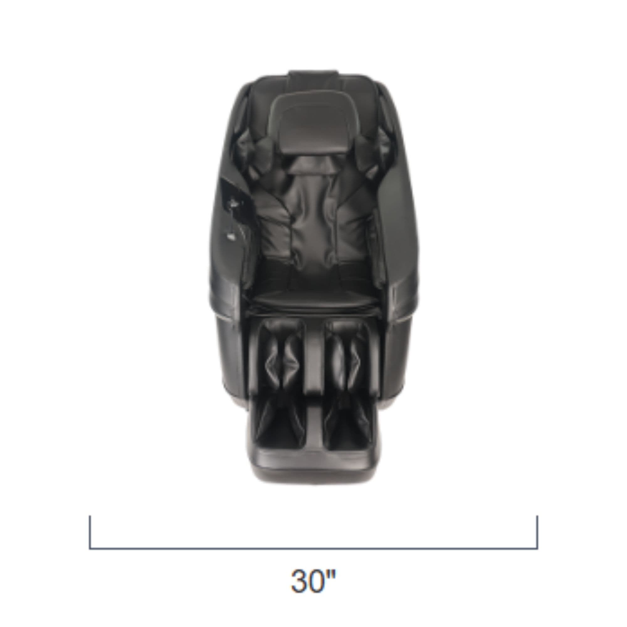 Kyota Zenyu M338 Massage Chair Showing The Front Measurement