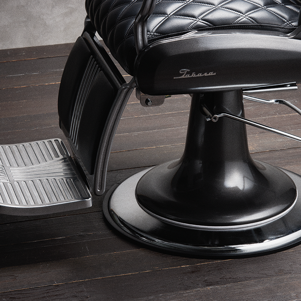 Takara Belmont Legacy Premium Vintage Diamond Barber Chair BB-0100