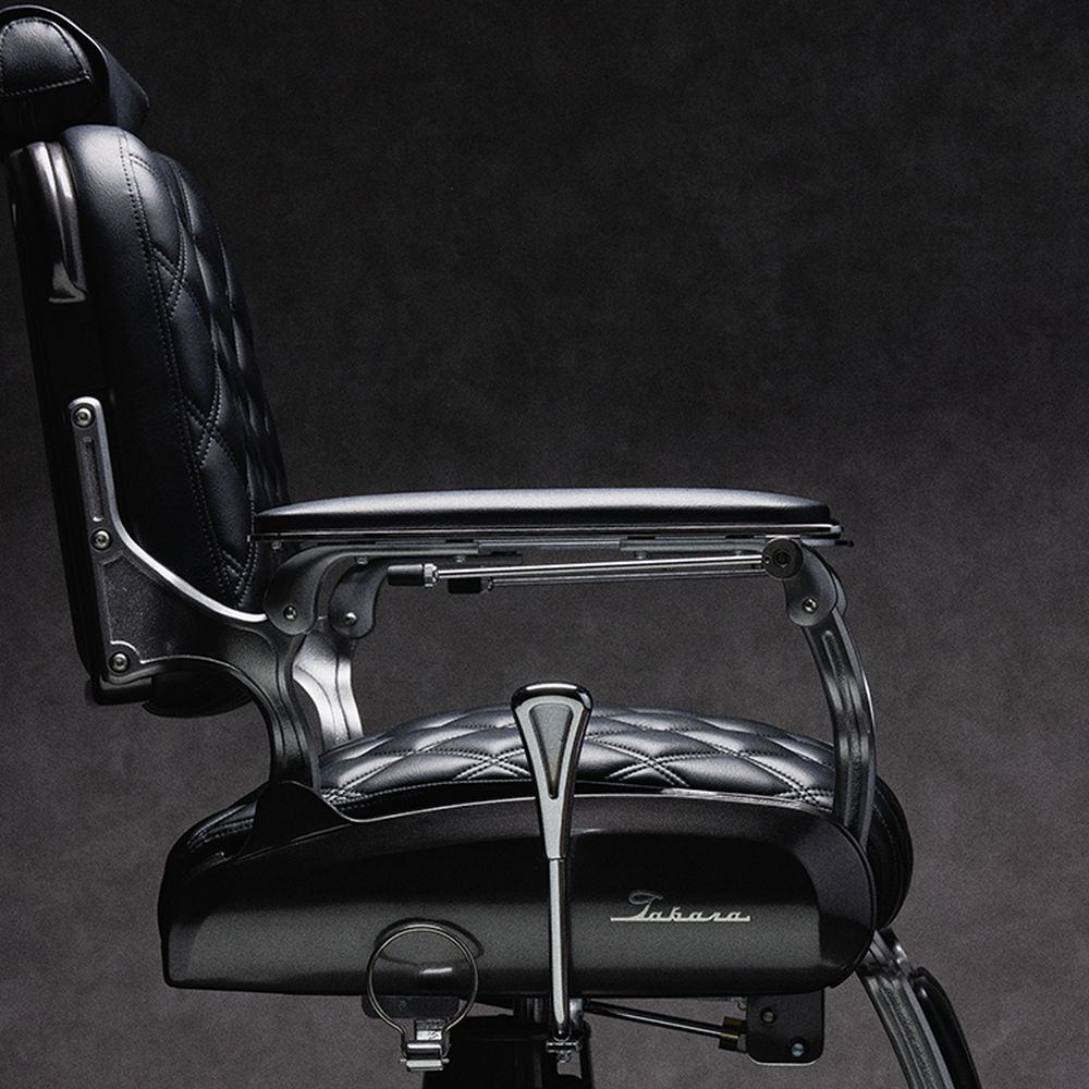 Takara Belmont Legacy Premium Vintage Diamond Barber Chair BB-0100