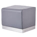 Leona Reclining Massage Shampoo Chair Gray Square Stool On Clean Background