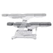 Libra 5-Motors Electric Medical Procedure Chair with Split Legs Gray Side View Demonstrating Fully Reclined And Height Adjustment Positions On White Background