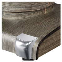 Thumbnail for Luxi 4-Motors Medical Spa Treatment Bed Close-Up View Of Base Corner Accent For Black Color