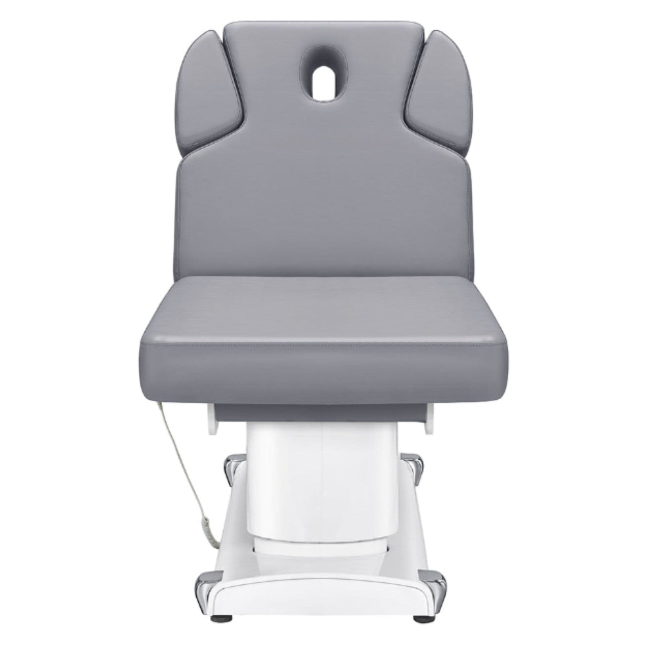 Luxi 4-Motors Medical Spa Treatment Bed Front View Of Gray Color On White Background