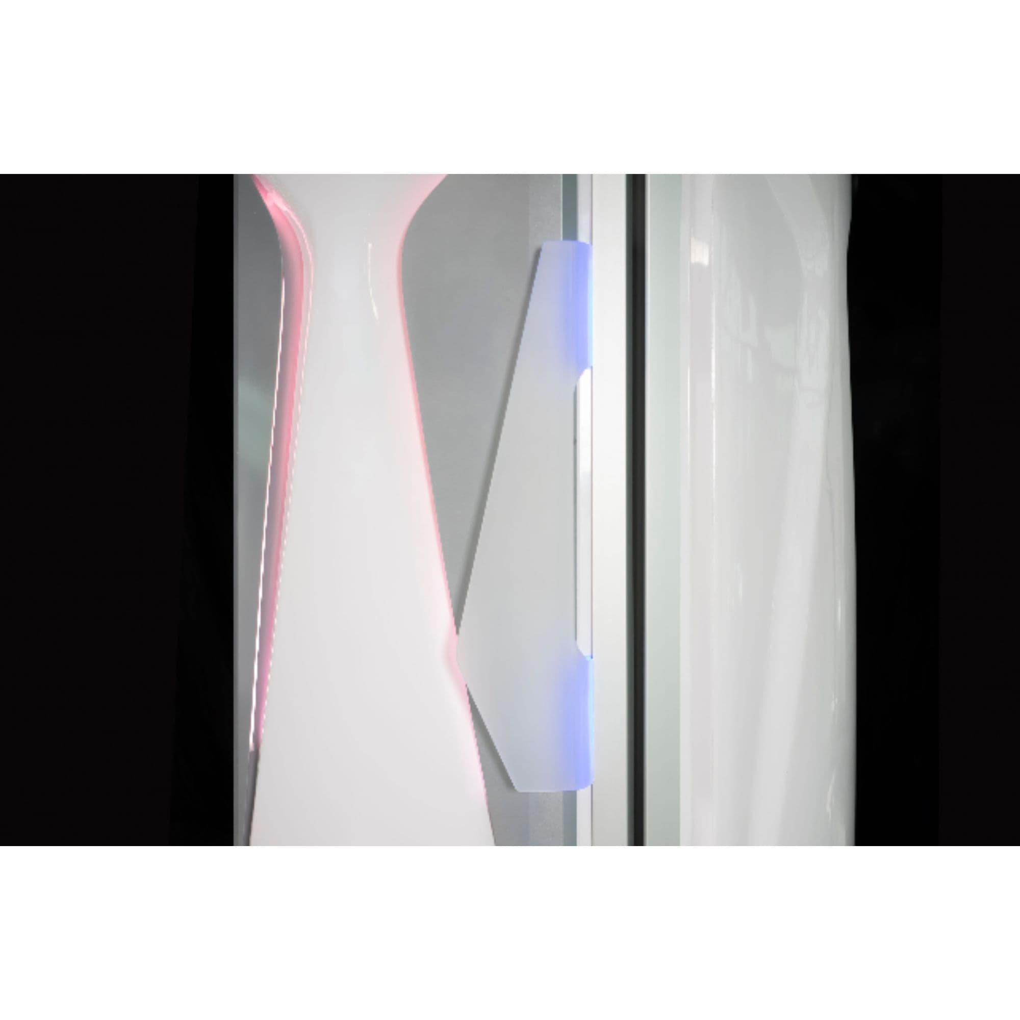 M11 Red Light Therapy Booth By Merican Illuminated Door Handle Close-Up