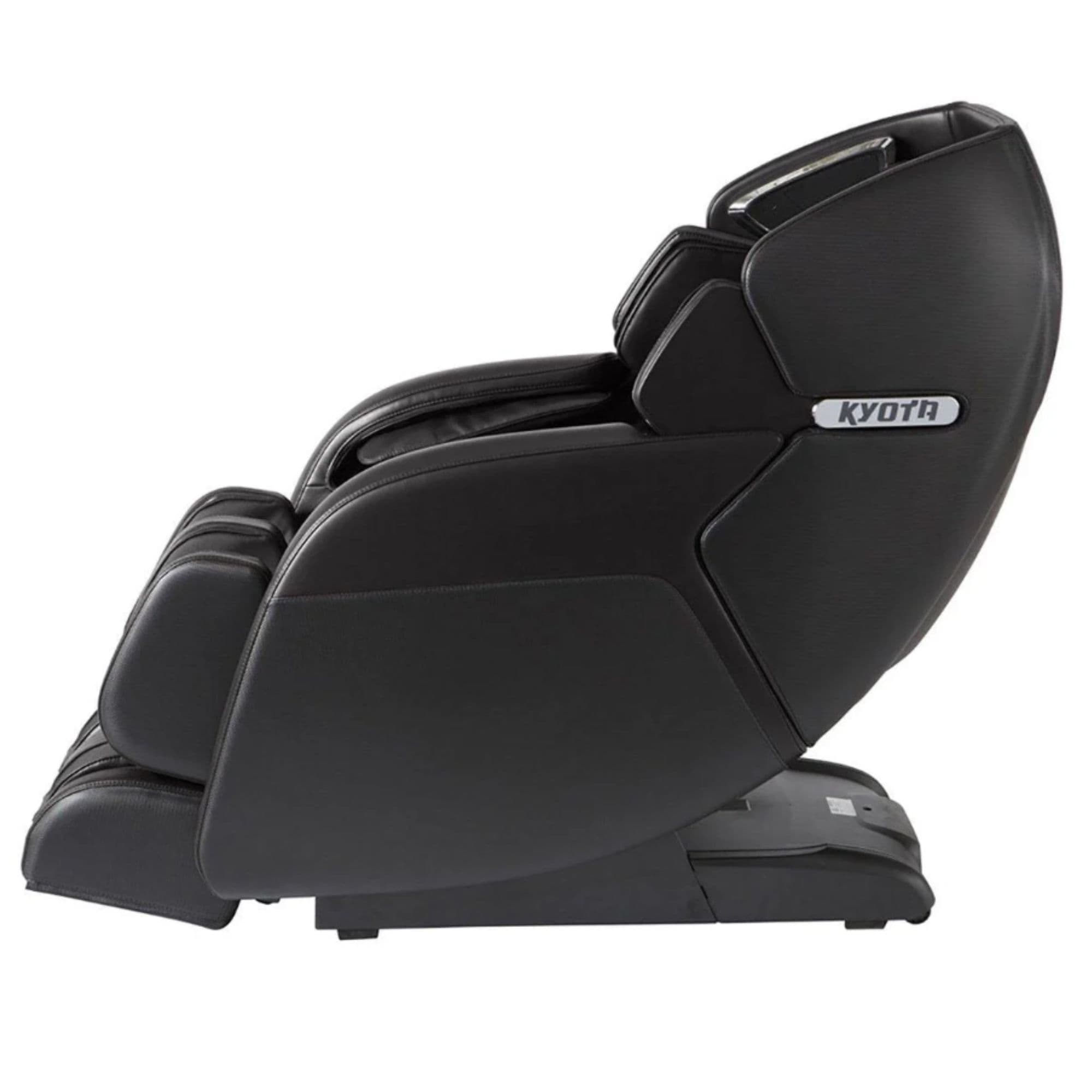 M673 Massage Chair Black Variant Side View On White Background