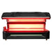 M6N Plus Red Light Therapy Bed By Merican Slightly Opened Front View Of Black Variant On White Background