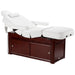 MURANO Electric Spa Table Semi Reclined And Semi Folded On Leg Part With Clean Background