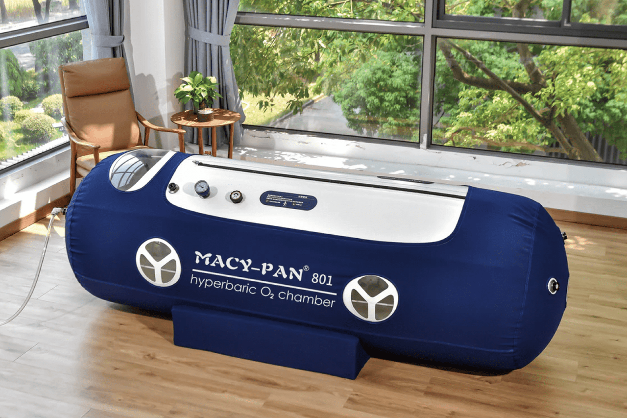 Macy-Pan ST801 1.3 to 1.5 ATA Soft Lying Hyperbaric Chamber