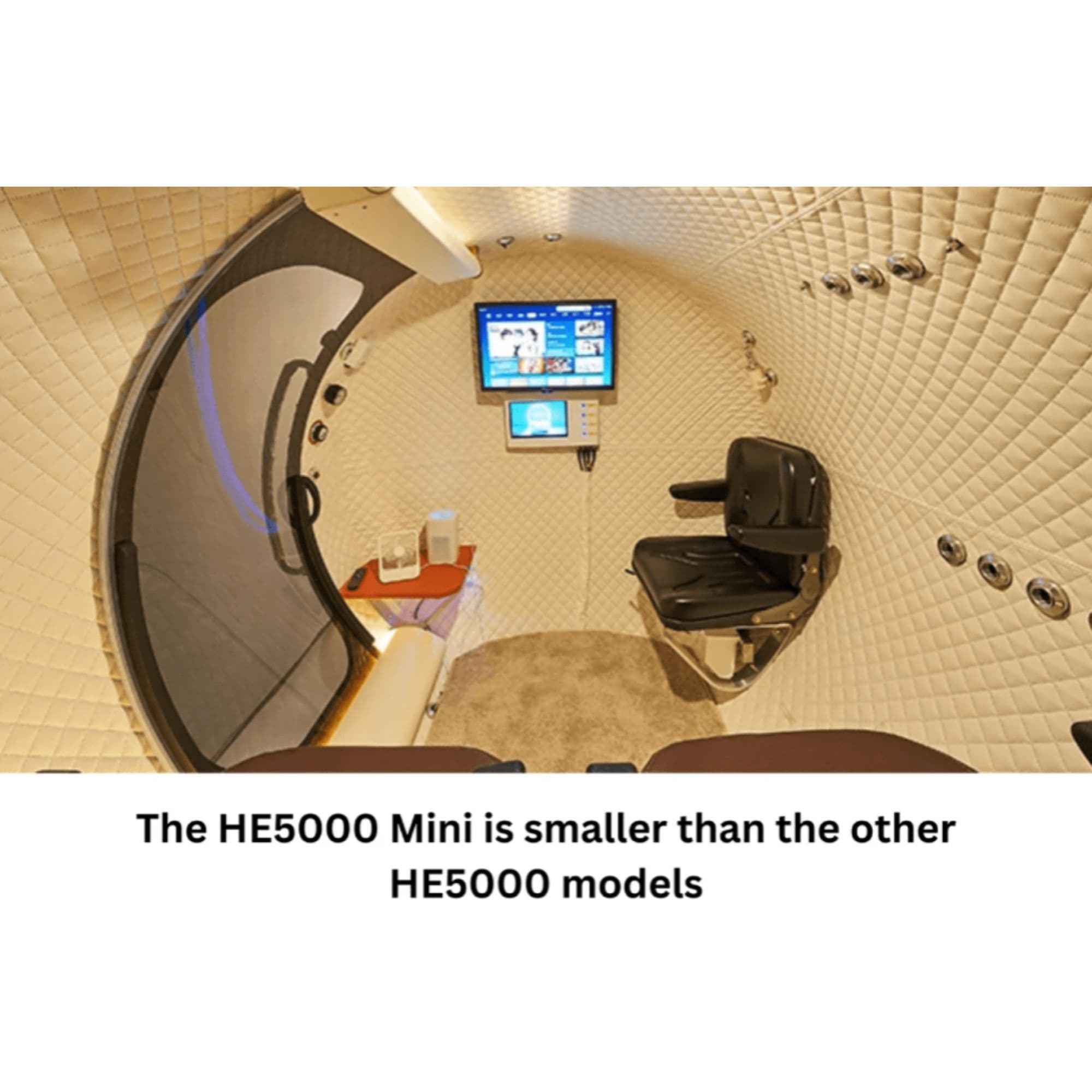 Macy-Pan HE5000 Mini Hyperbaric Chamber With Chairs And Accessories
