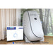 Macy-Pan L1 1.3–1.5 ATA Hyperbaric Chamber Side Angle View With Large Glass Window In A Modern Home Setting