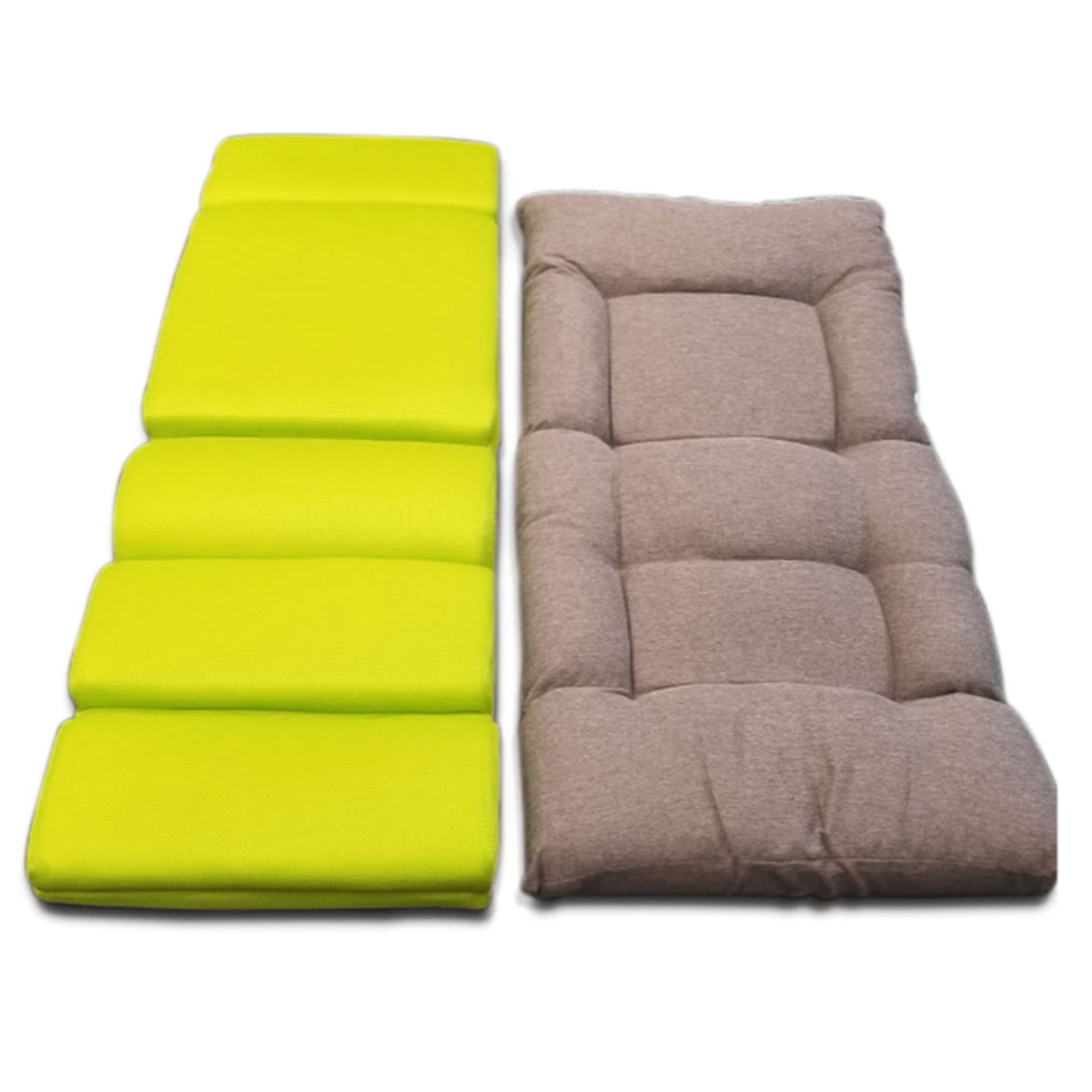 Macy-Pan ST2200 1.3 to 1.4 ATA Soft Sitting Hyperbaric Chamber Fully Flattened Of Green And Brown Folding Chair