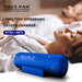 Macy-Pan ST702 1.5 ATA Soft Lying Hyperbaric Chamber With Relaxing Woman On Wellness Promotional Background