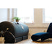 Macy Pan ST701 Portable Hyperbaric Chamber Side View With Lounge Chair By Large Windows