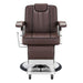 Majesty Antique Barbershop Chairs Brown Variant Front View On White Background