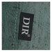 Majesty Antique Barbershop Chairs Close-Up View Of Green Upholstery With Brand Name